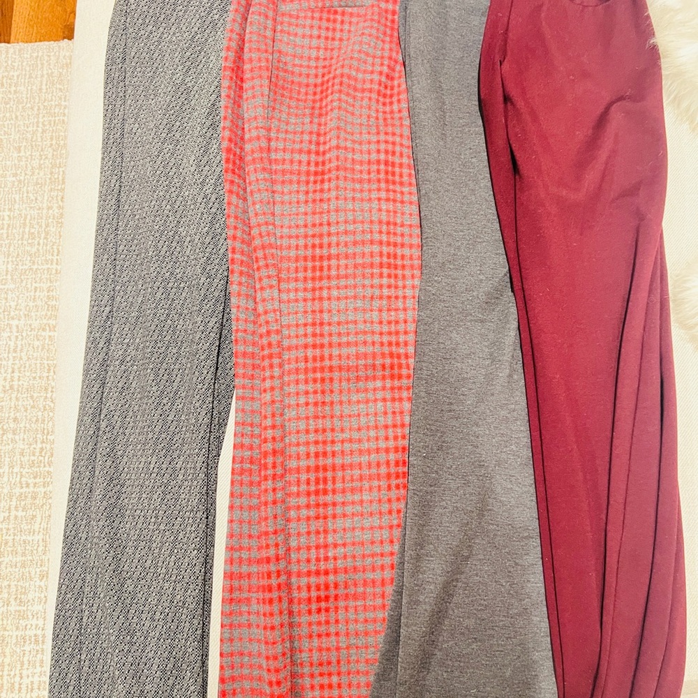 LOT OF FIVE TALL 7th AVENUE PONTE PULL ON PANTS